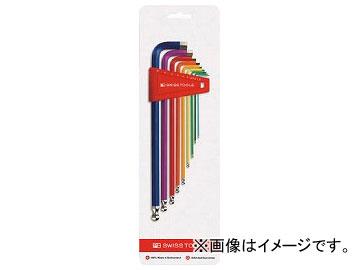 PBスイスツールズ ボール付ロングレンチセット レインボー 212LH-RBCN(7545681)の通販は