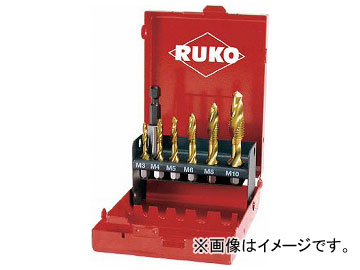 ルコー 六角軸タッピングドリル チタン セット 270020T(7661801) 入数：1セット(6本)