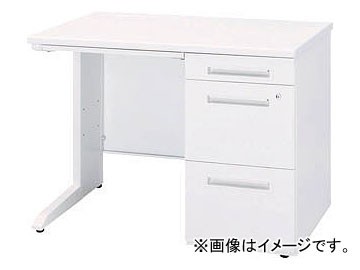 トヨスチール 右片袖机 50SBL-127BRWW(7728735)