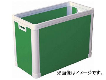 国盛化学 プラダン ブロックコンテナ（TPタイプ）TP365 ライトグリーン 77101-TP365-LG(7605561)の通販は