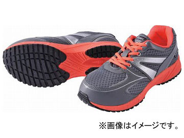 ジーベック 蛍光めちゃ軽セフティシューズ 85130 グレー 25.0cm 85130-20-250(7530081)の通販は