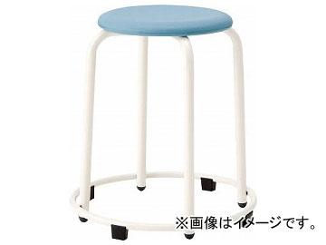 IRIS 丸スツールステップ付 高さ420mm グリーン CRS-42PS-GR(7723661)