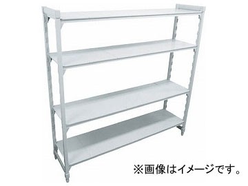 CAMBRO 固定基本ユニット プレミアムシェルフ（ソリッド4段） CSU44427S(7685858)