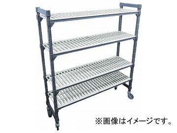 CAMBRO 可動ユニット エレメンツ可動シェルフ（ベンチ4段） EMU184270VP(7686218)