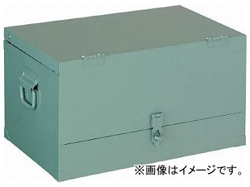 トラスコ中山 中型車載用前扉付工具箱 中皿なし 700×330×280 F-702(7672489)