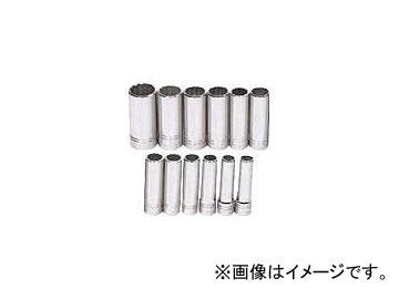 WILLIAMS 1/2ドライブ ディープソケットセット 12角 JHWMSSD-12RC(7580614) 入数：1セット(12個)