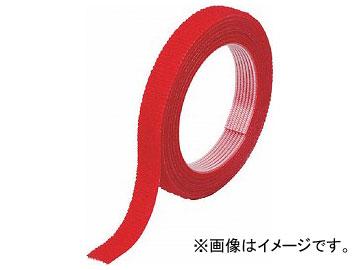 トラスコ中山 マジックバンド結束テープ 両面 幅40mm×長さ10m 赤 MKT-40100-R(7542445)