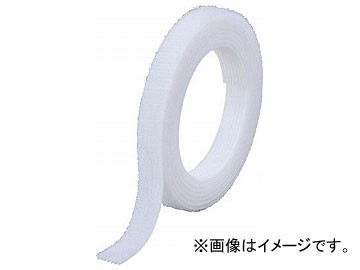 トラスコ中山 マジックバンド結束テープ 両面 幅10mm×長さ30m 白 MKT-10W-W(7541970)の通販は