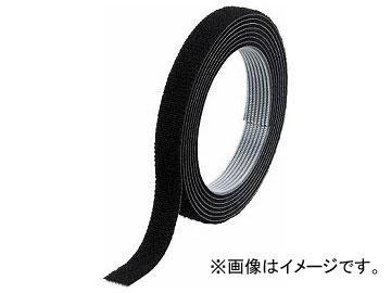 トラスコ中山 マジックバンド結束テープ 両面 幅10mm×長さ30m 黒 MKT-10W-BK(7541988)