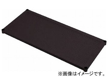 IRIS メタルラックパンチング棚板 100cm ブラック MR-100TP-BK(7535741)の通販は