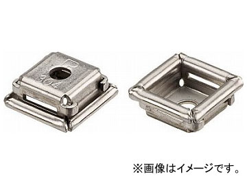 パンドウイット 2方向挿入タイプ ステンレス固定具 MTM2H-Q(4962010) 入数：1袋(25個)