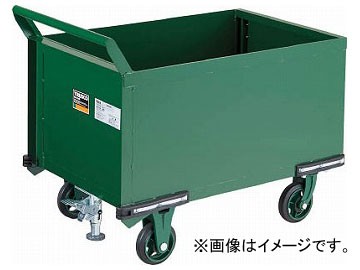 トラスコ中山 鋼鉄製運搬車 900X600 前方トビラ LS付 OH-24PSS(7680732)の通販は