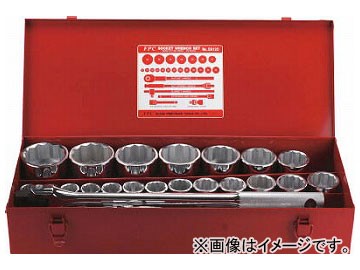 FPC ソケットレンチセット 差込角19.0mm 26pc S-6120(7697236)