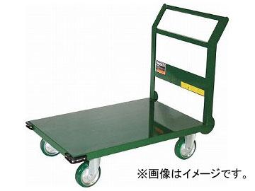 トラスコ中山 鋼鉄製運搬車 1200×750 φ200ウレタン車 緑 SH1NU-GN(7679475)