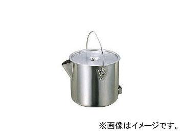 スギコ産業 ポット型蓋付バケツ 20L SH-2028 1個｜18-8 ポット