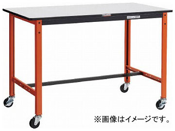 トラスコ中山 TFAEL型作業台 900×600 φ75キャスター付 TFAEL-0960C75(7703562)の通販はその他DIY工具