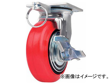 SAMSONG CASTER 重荷重用キャスター 自在ストッパー付 耐湿ウレタン車150mm ブレーキ付 TP6660-PCI-TG-TLB(7672250) 6,702円