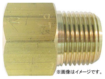 ASOH 黄銅製 変換内外ソケット 外PT1×内NPT1 NF-3088(7956690)
