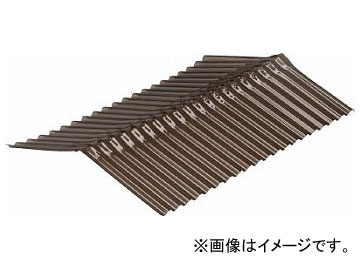 IRIS 波板(ポリカーボネート製棟板)NIPC ブロンズ NIPC-BZ(5136270) 入数：10枚