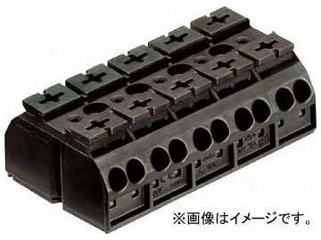 WAGO スプリング式中継端子台 WTBシリーズ 4線式5極 WTB30-5(8183320) 入数：1箱(10個)
