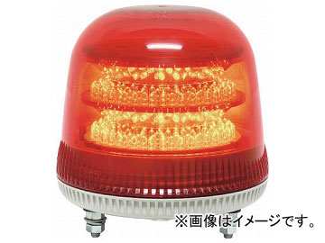 NIKKEI ニコモア VL17R型 LED回転灯 170パイ 赤 VL17M-024AR(8183305)
