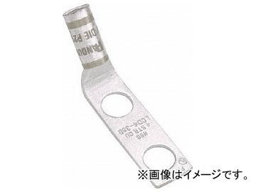 パンドウイット 銅製圧縮端子 標準バレル 2つ穴 90°アングル LCD4-14AF-L(7851316) 入数：1袋(50個)