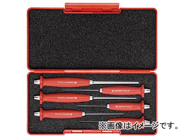 PBスイスツールズ ハンドル付平行ピンポンチ BOXセット 758SET(8187169)の通販は 18,228円