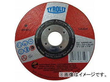 TYROLIT 弾性砥石“フレキシブル” 125×3.0×22.23 ＃46 236319(8183341) 入数：25枚の通販は 8,683円