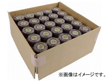 トラスコ中山 まとめ買い フラップホイル40×25×軸径6 80＃ UF4025-80-50P(8183271) 入数：1箱(50個)