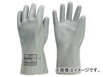 ミドリ安全 耐溶剤性・油脂対応手袋 ベンケイ3号B型 すべり止め付 L BENKEY-NO3B-SUBERIDOME-L(8192462)