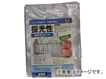 ユタカ シート 採光性めかくしシート 0.9m×2.7m クリア B-316(7944039)の通販は 12,956円