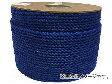 ユタカ ポリエチレンロープドラム巻 6mm×200m ブルー PRE-102(7947526)の通販は