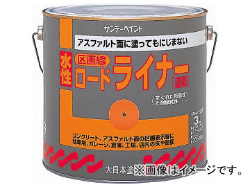 サンデーペイント 水性ロードライナー 3L 白 229BE(8186412)