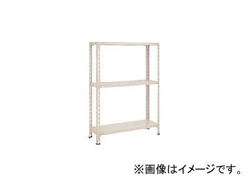 トラスコ中山 軽量棚開放型 875×300×1200 3段 ネオグレ 43V-13 NG(5108187)