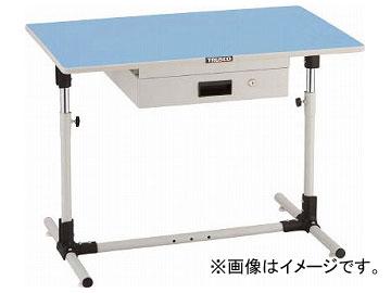 トラスコ中山 ジャスト 1200×600×H645-895 引出付 JM-1260UDK1(8195110)