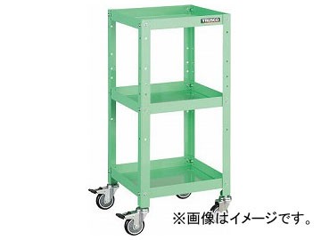 トラスコ中山 ラビットワゴン 500×500 ウレタン車輪 YG色 RBW-753U YG(8183162)の通販は