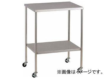 トラスコ中山 抗菌SUSワゴン 上下フラット 600×450 KSCW-1B(8189421)