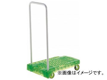 トラスコ中山 アクロ PC製 省音車輪 600×390 グリーン透明 S付 AC-1PC-GN-S(8194957)の通販は