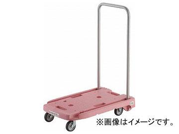 トラスコ中山 樹脂台車 こまわり君 省音G車輪 600×390 ピンク MP-6039N2-P(8186977)
