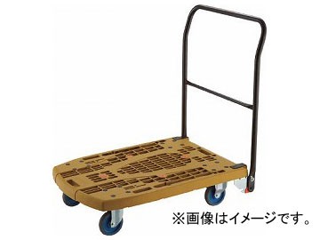 TRUSCO カルティオフラット 回転ハンドル 780×490mm ストッパー付 白