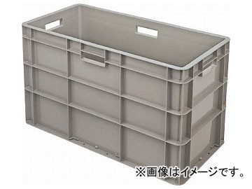 積水 トヨタ規格コンテナ TP-364(底面フラットタイプ) グレー TP364FH(7959656)の通販は