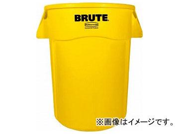 ラバーメイド ラウンドブルートコンテナ スリット付き 166.5L イエロー 26436004(8194424)