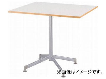 アイリスチトセ リフレッシュテーブル フーク 十字脚 600×750 ホワイト CFKTX6075G-W(7902301)の通販は