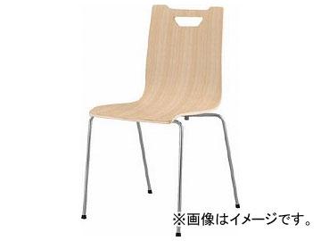 アイリスチトセ リフレッシュチェア フーク 背・座合板 塗装4本脚 ナチュラル CFKCF-G-NA(7902093)の通販は