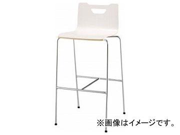 アイリスチトセ リフレッシュチェア フーク 背・座合板 カウンター型 ホワイト CFKCK-G-W(7902123)の通販は