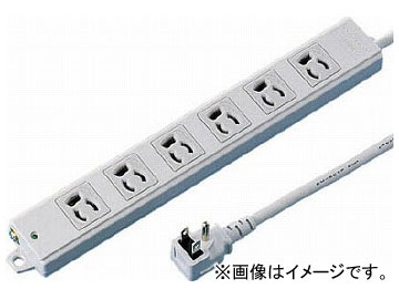 SANWA 工事物件タップ 抜け止めコンセント TAP-KE6-3(8184017)