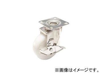 ユーエイキャスター/YUEICASTER キャスターステンレス製S付自在車 130径ナイロン車輪 SUSNJ2130S(3797660) JAN：4562182577863