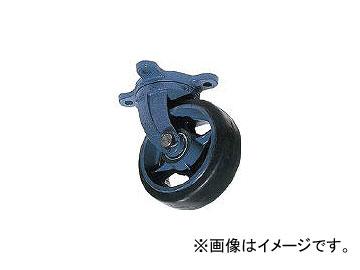 京町産業車輌/KYOMACHI 鋳物製自在金具付ゴム車輪(幅広) AHJ250X75