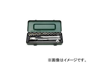 旭金属工業/ASAHI ハイブリットソケットセット1/2(12.7)×13pcs VFS4100(4213378) JAN：4992676003651の通販は