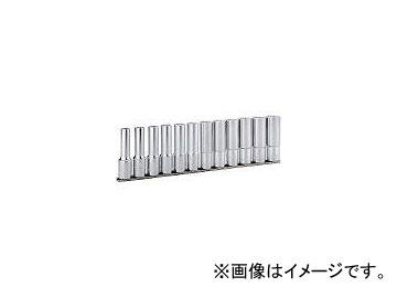 前田金属工業/TONE ディープソケットセット(12角・ホルダー付) 12pcs HDL412(3956377) JAN：4953488282245